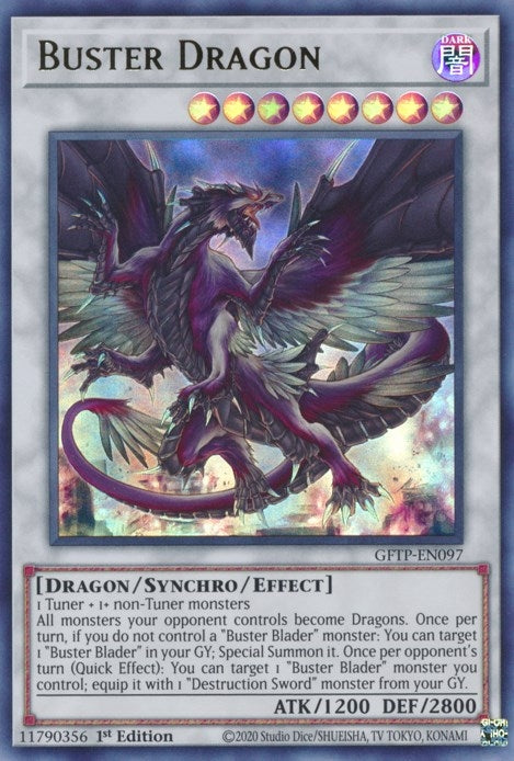 Buster Dragon (97) (GFTP) - YuGiOh Single