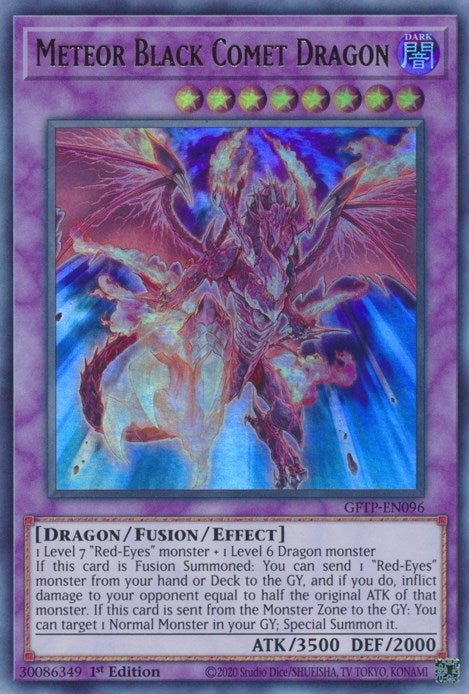 Meteor Black Comet Dragon (96) (GFTP) - YuGiOh Single