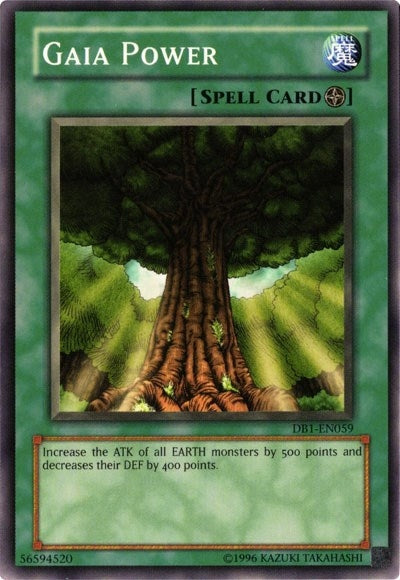 Gaia Power (1059) (DB1) - YuGiOh Single