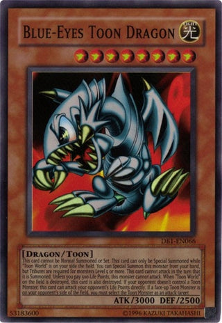 Blue-Eyes Toon Dragon (1066) (DB1) - YuGiOh Single