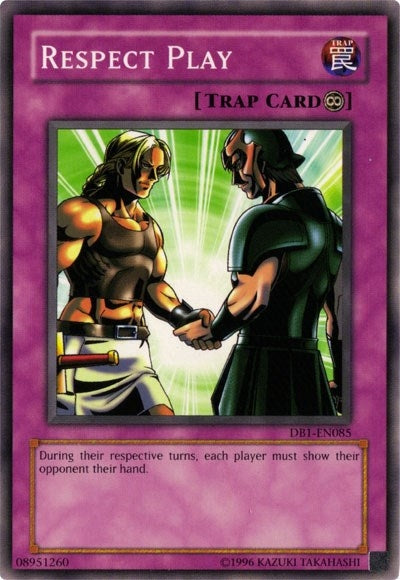 Respect Play (1085) (DB1) - YuGiOh Single