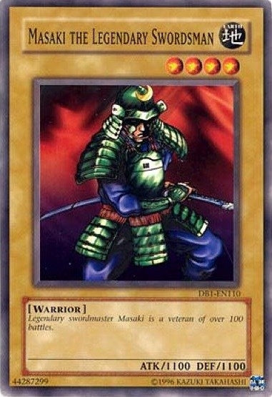 Masaki the Legendary Swordsman (1110) (DB1) - YuGiOh Single