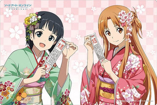 Bushiroad Rubber Mat Collection Vol.793: Sword Art Online -Alicization- Asuna & Suguha Kimono ver. (793) - Playmats