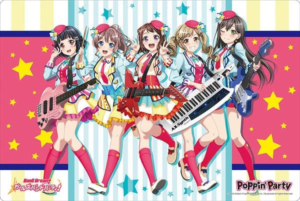 Bushiroad Rubber Mat Collection Vol.839: BanG Dream! Girls Band Party! - Poppin’ Party (839) - Playmats Sealed