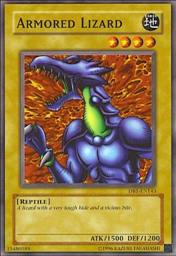 Armored Lizard (1143) (DB1) - YuGiOh Single