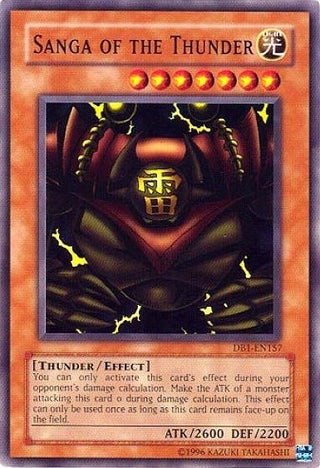 Sanga of the Thunder (1157) (DB1) - YuGiOh Single
