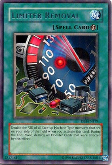 Limiter Removal (1179) (DB1) - YuGiOh Single