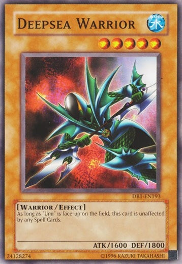 Deepsea Warrior (1193) (DB1) - YuGiOh Single