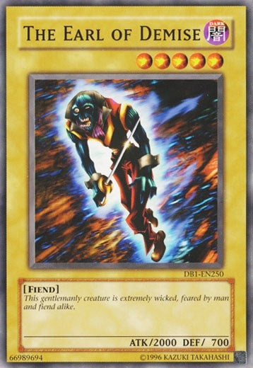 The Earl of Demise (1250) (DB1) - YuGiOh Single