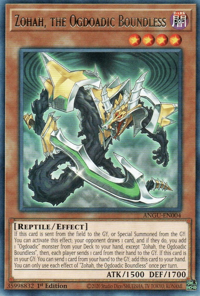 Zohah the Ogdoadic Boundless (4) (ANGU) - YuGiOh Single