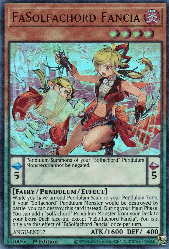 FaSolfachord Fancia (17) (ANGU) - YuGiOh Single