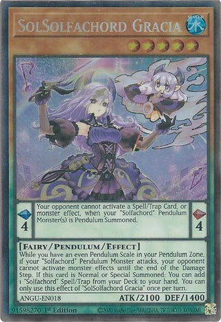 SolSolfachord Gracia (CR) (18) (ANGU) - YuGiOh Single