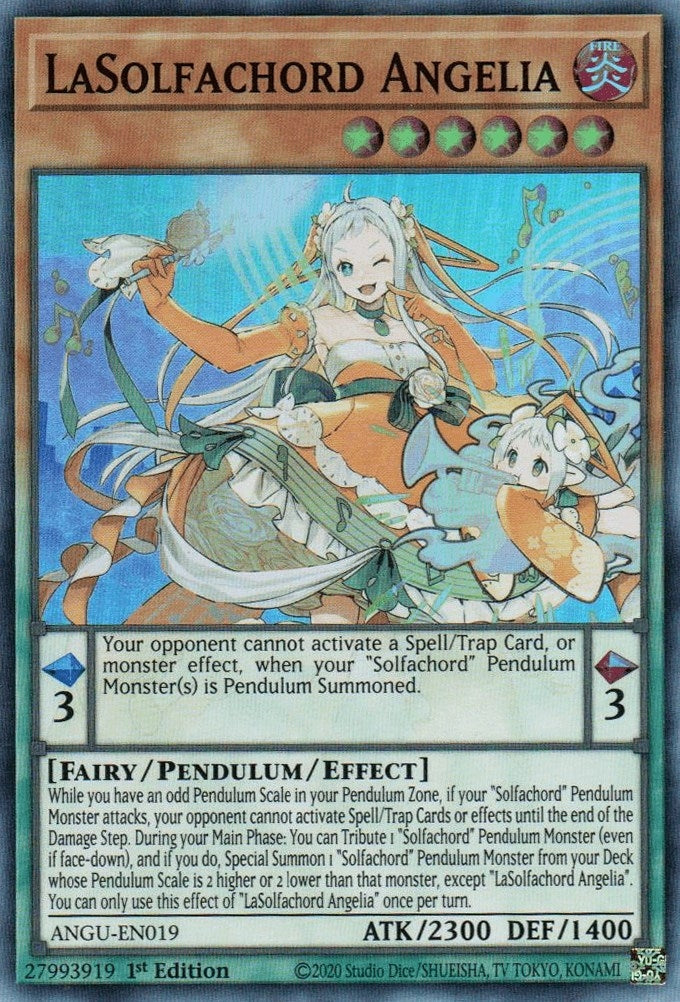 LaSolfachord Angelia (19) (ANGU) - YuGiOh Single