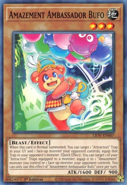 Amazement Ambassador Bufo (7) (LIOV) - YuGiOh Single