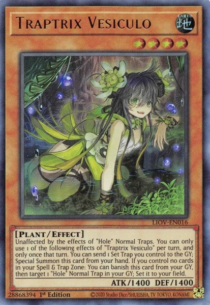 Traptrix Vesiculo (16) (LIOV) - YuGiOh Single