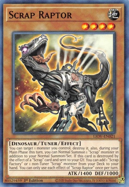 Scrap Raptor (21) (LIOV) - YuGiOh Single