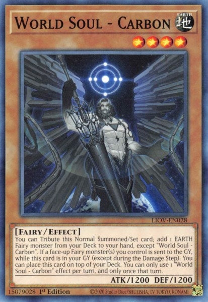 World Soul - Carbon (28) (LIOV) - YuGiOh Single