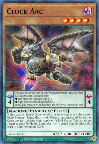 Clock Arc (30) (LIOV) - YuGiOh Single