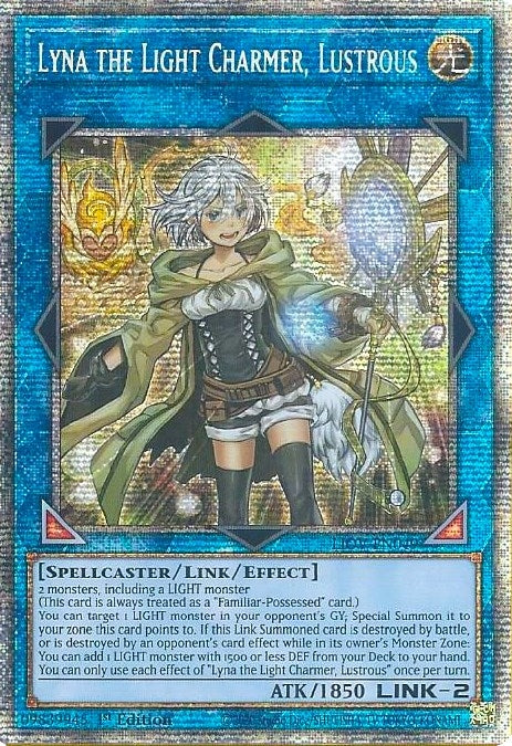 Lyna the Light Charmer Lustrous (Starlight Rare) (49) (LIOV) - YuGiOh Single
