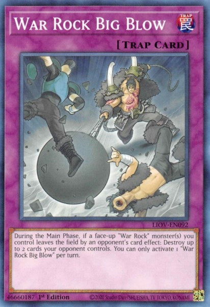 War Rock Big Blow (92) (LIOV) - YuGiOh Single