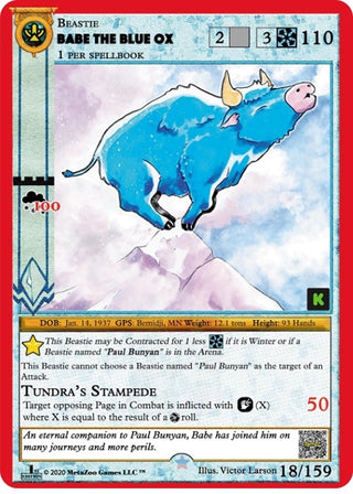 Babe The Blue Ox (18) (CNKE) - MetaZoo Single