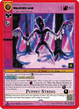 Walking Sam (9) (CNKE) - MetaZoo Single