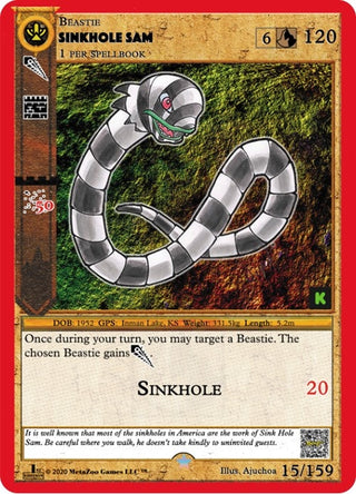Sinkhole Sam (15) (CNKE) - MetaZoo Single