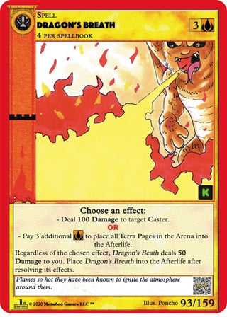Dragon’s Breath (93) (CNKE) - MetaZoo Single