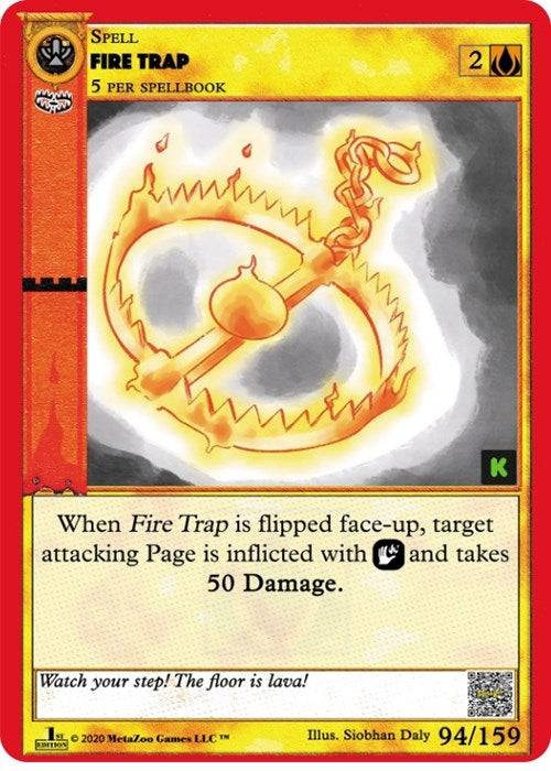 Fire Trap (94) (CNKE) - MetaZoo Single