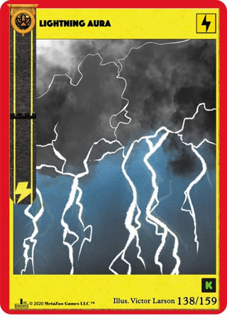 Lightning Aura (138) (CNKE) - MetaZoo Single
