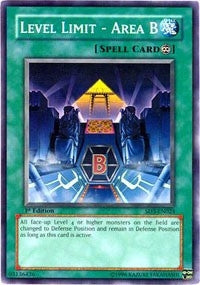 Level Limit - Area B (3024) (SD3) - YuGiOh Single