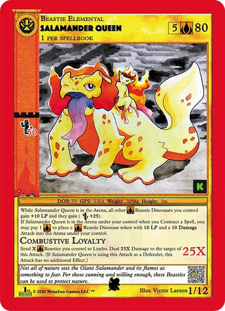 Salamander Queen (1) (CNKE-TD) - MetaZoo Single