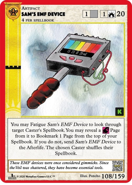Sam’s EMF Device (108) (CNKE) - MetaZoo Single