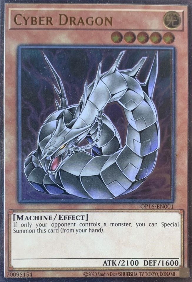 Cyber Dragon (UTR) (16001) (OP16) - YuGiOh Single