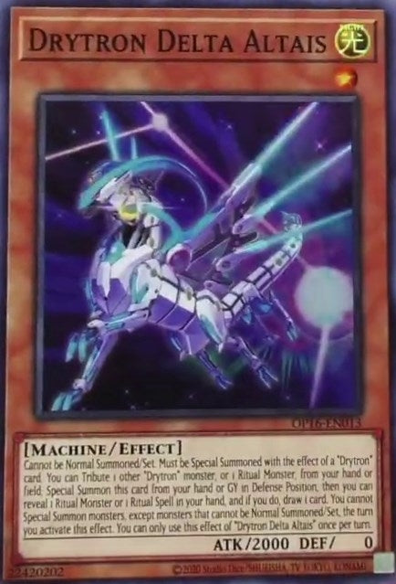 Drytron Delta Altais (16013) (OP16) - YuGiOh Single