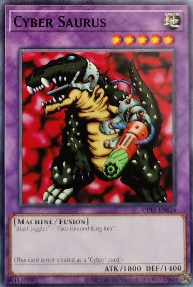Cyber Saurus (16014) (OP16) - YuGiOh Single