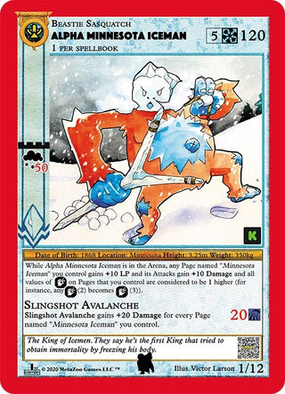 Alpha Minnesota Iceman (1) (CNKE-TD) - MetaZoo Single
