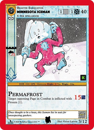 Minnesota Iceman (3) (CNKE-TD) - MetaZoo Single