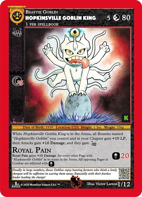 Hopkinsville Goblin King (1) (CNKE-TD) - MetaZoo Single