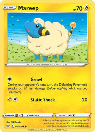 Image for Mareep (047/198) (SWSH06: Chilling Reign) - Pokemon