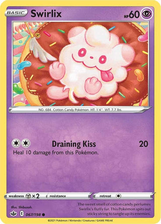 Image for Swirlix (067/198) (SWSH06: Chilling Reign) - Pokemon