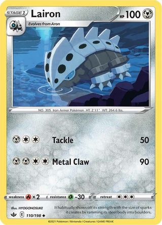 Image for Lairon (110/198) (SWSH06: Chilling Reign) - Pokemon