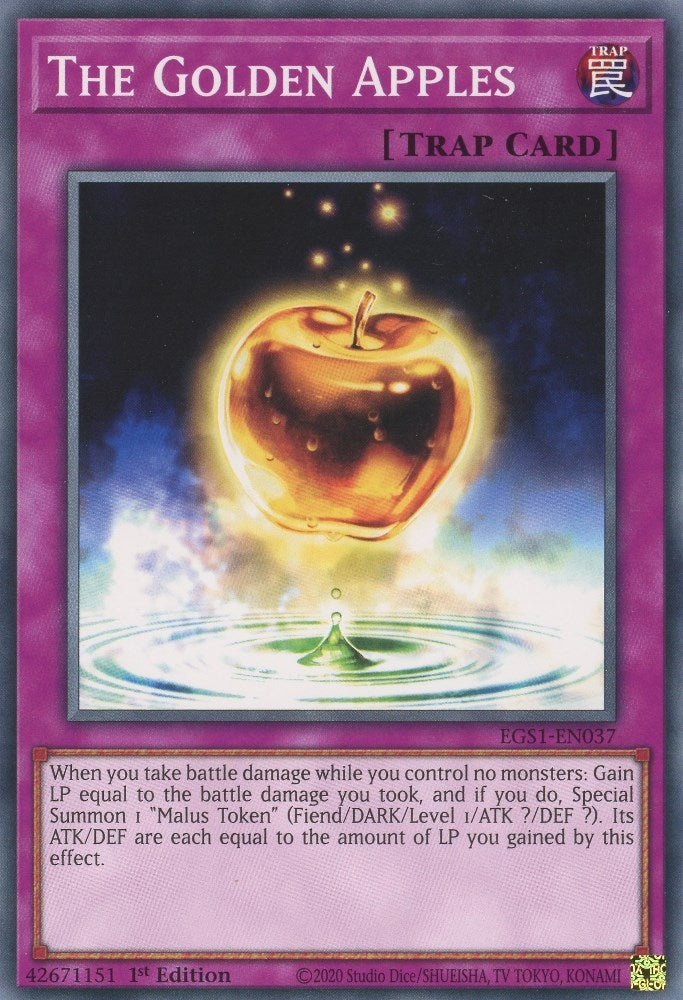 The Golden Apples (1037) (EGS1) - YuGiOh Single