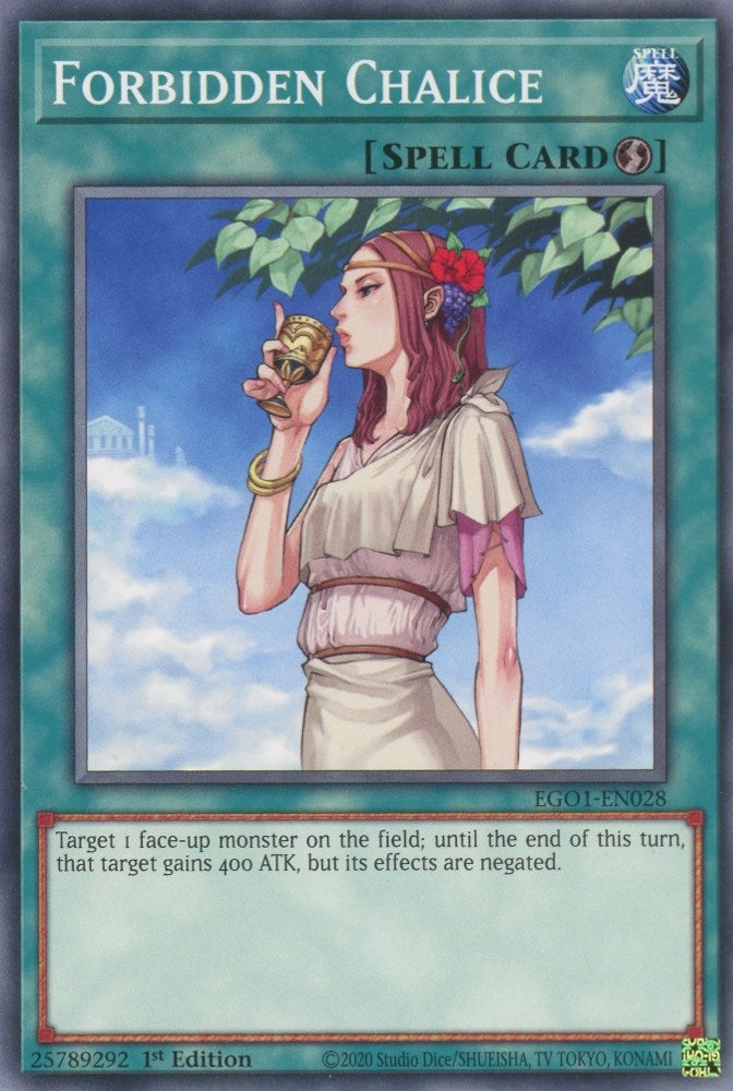 Forbidden Chalice (1028) (EGO1) - YuGiOh Single