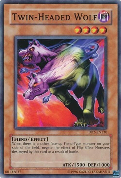 Twin-Headed Wolf (2130) - YuGiOh Single