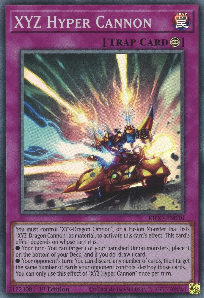 XYZ Hyper Cannon (10) (KICO) - YuGiOh Single