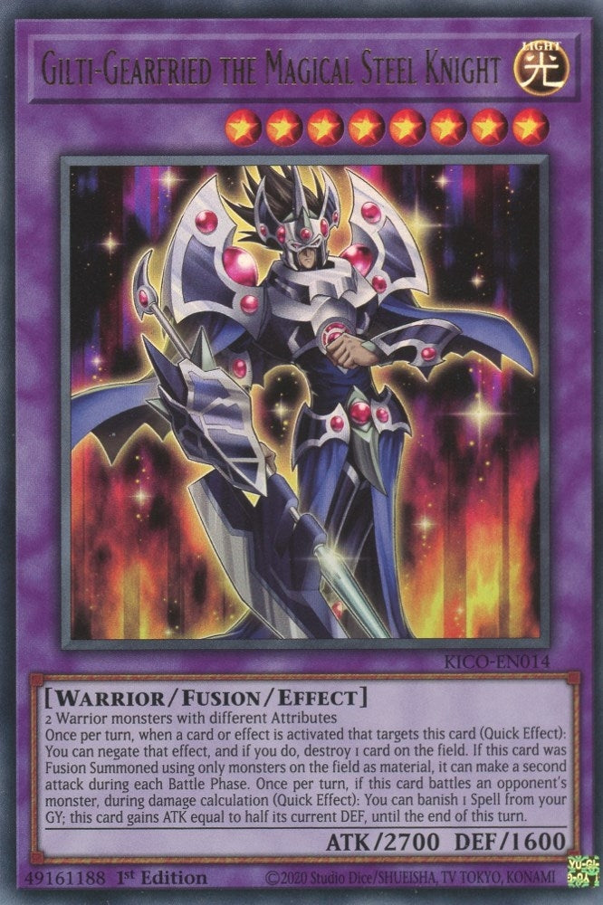 Gilti-Gearfried the Magical Steel Knight (14) (KICO) - YuGiOh Single