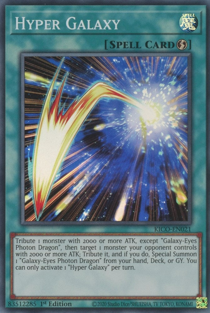Hyper Galaxy (21) (KICO) - YuGiOh Single