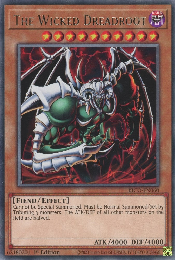The Wicked Dreadroot (60) (KICO) - YuGiOh Single