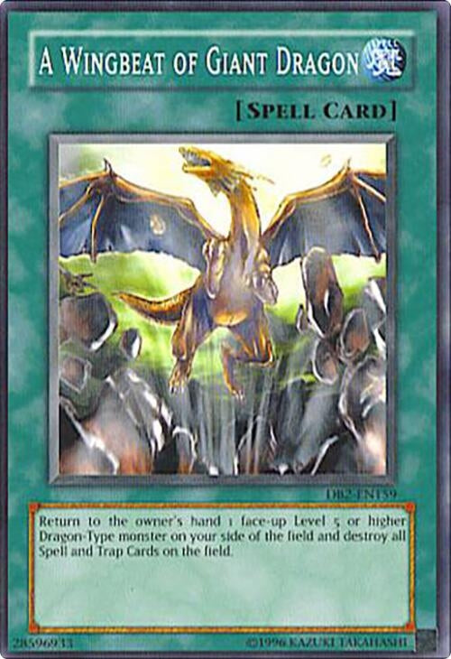 A Wingbeat of Giant Dragon (2159) - YuGiOh Single